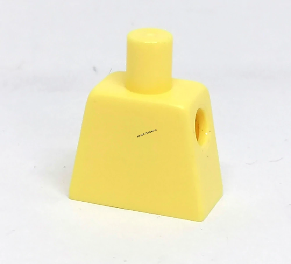 X611 LEGO HRANÝ DÍL TRUP BEZ PAŽÍ SVĚTLE ŽLUTÁ