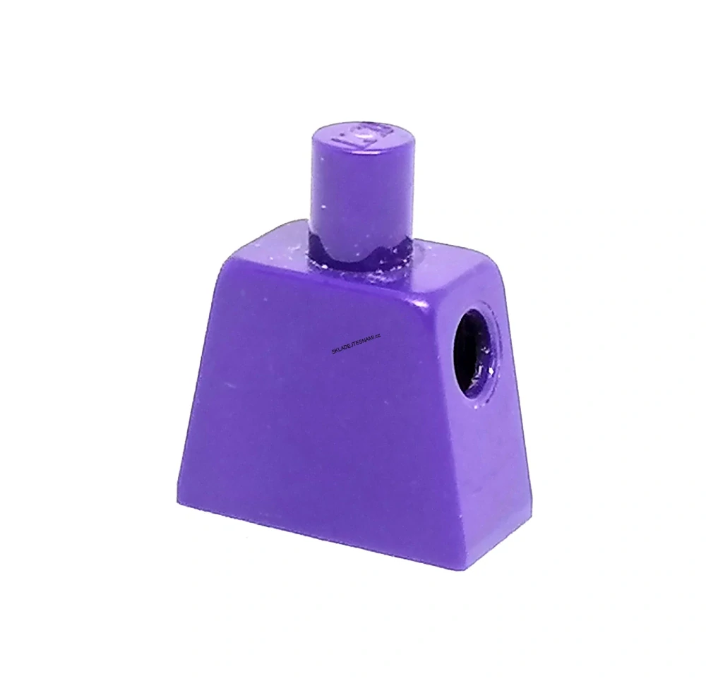 X614 LEGO HRANÝ DÍL TRUP BEZ PAŽÍ FIALOVÁ