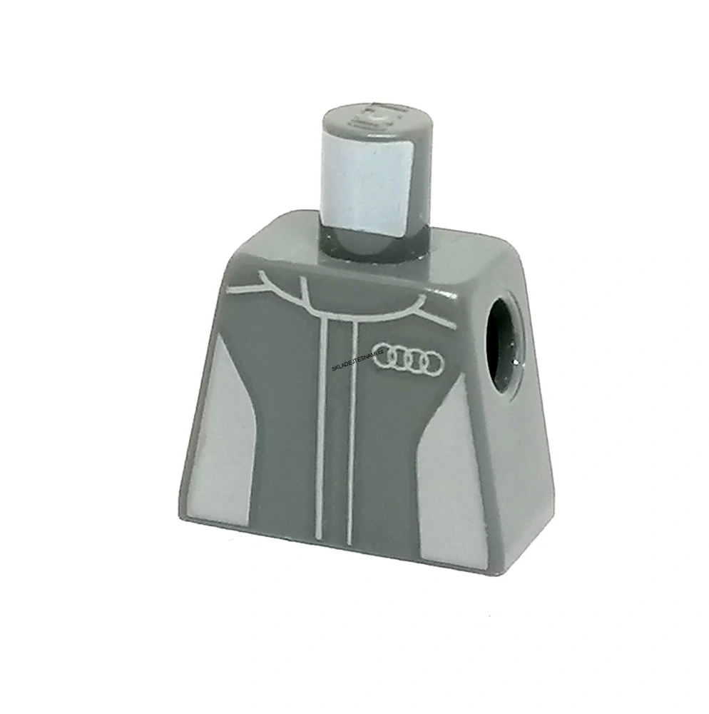 X622 LEGO HRANÝ DÍL TRUP BEZ PAŽÍ ŠEDÁ AUDI