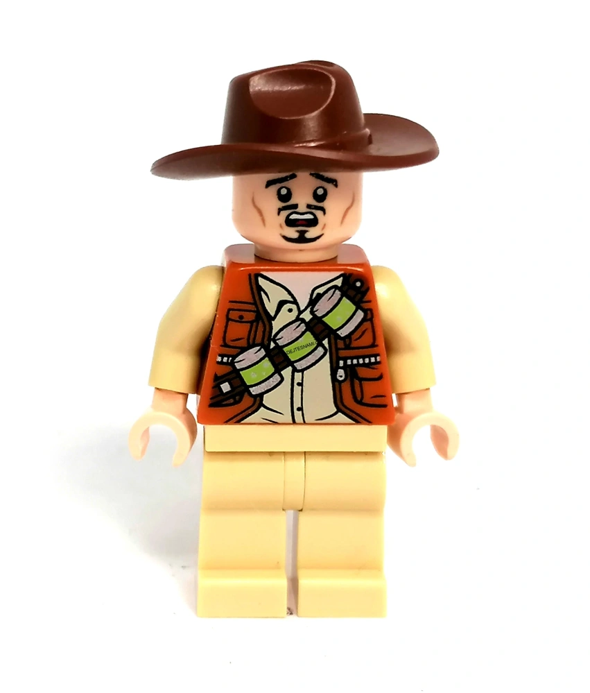 LN2721 LEGO NOVÁ MINIFIGURKA MUŽ DOBRODRUH VE VELKÉM KLOBOUKU