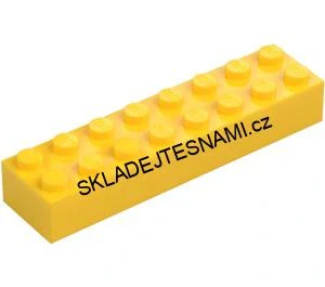 LH3155 LEGO KOSTKA ŽLUTÁ 2X8 NOPKY