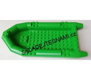 LH3158 LEGO LOĎ ZELENÁ NAFUKOVACÍ ČLUN RAFT VELKÝ
