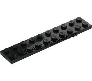 LH3192 LEGO HRANÁ KOSTKA 2X10 NOPKY ČERNÁ