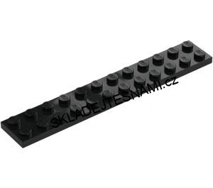 LH3193 LEGO HRANÁ KOSTKA 2X12 NOPKY ČERNÁ