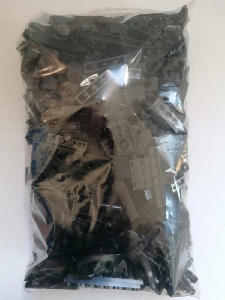 SCL438- HRANÉ LEGO MIX DÍLŮ ČERNÁ - VÁHA 800 GRAMŮ