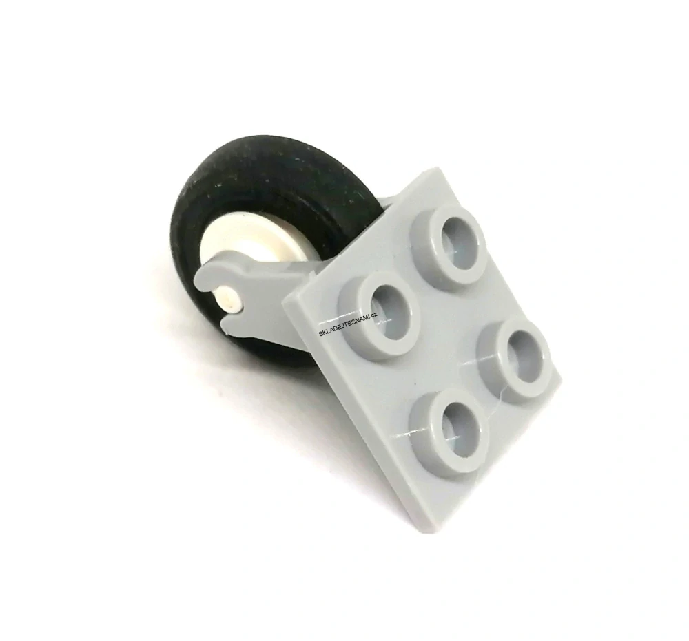 LH3201 LEGO HRANÝ PODVOZEK PLOTNA 2X2 NOPKY JEDNO KOLO S BÍLÝM NEBO ŠEDÝM VNITŘKEM