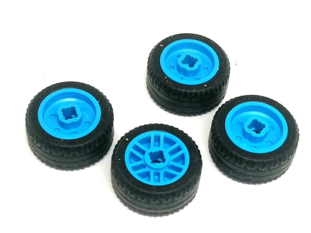 LH3206 LEGO HRANÁ SADA 4 KOL MODRÉ STŘEDY PRŮMĚR 2 CM MALÝ KOLÍK