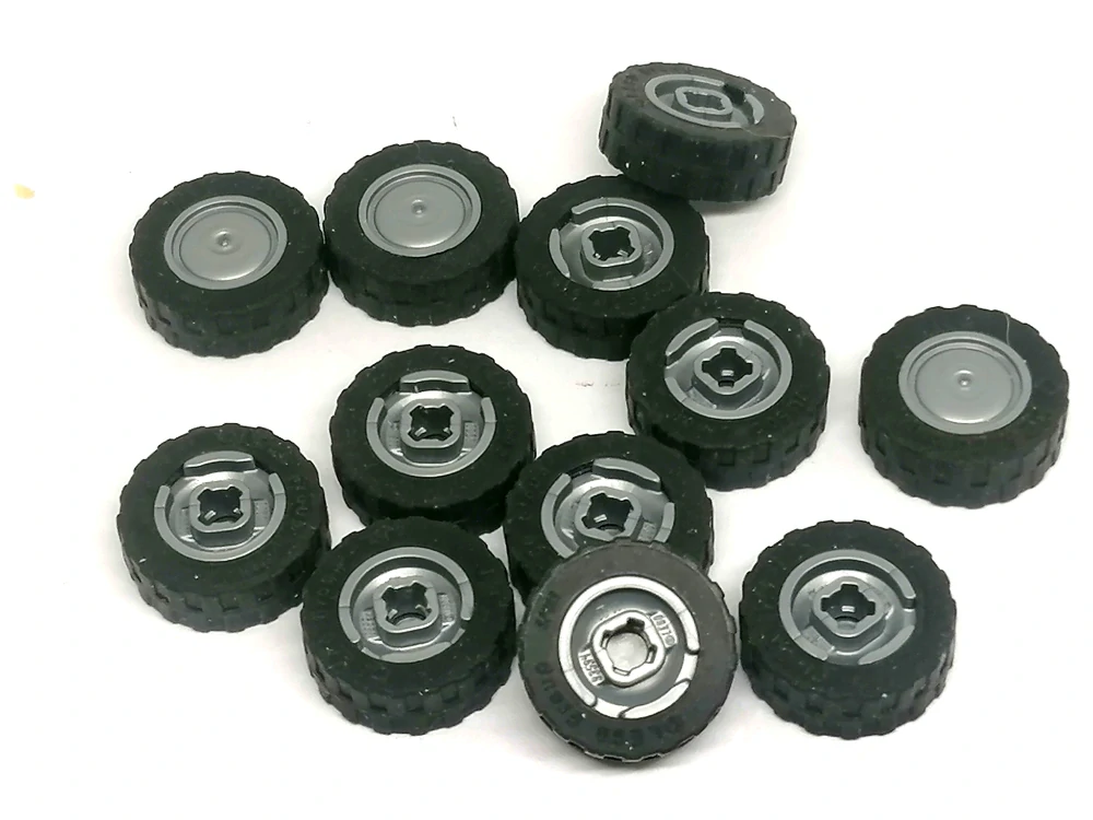 LH3232 LEGO HRANÁ SADA KOL 12 KS PRŮMĚR 18 MM MALÝ KOLÍK DISK ALÁ TRABANT