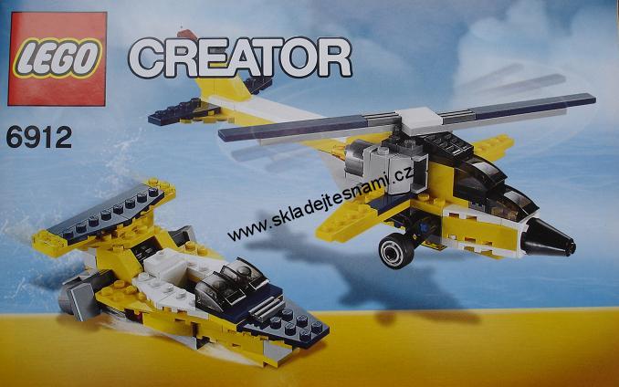 6912 NÁVOD LEGO CREATOR 3v1 VRTULNÍK