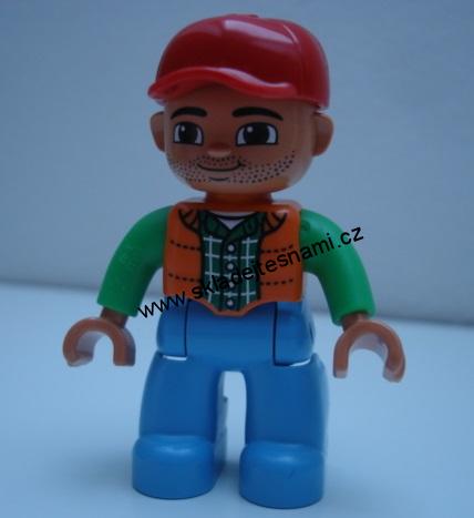 N908 DUPLO NOVÁ FIGURKA TATÍNEK V PLETENÉM SVETRU
