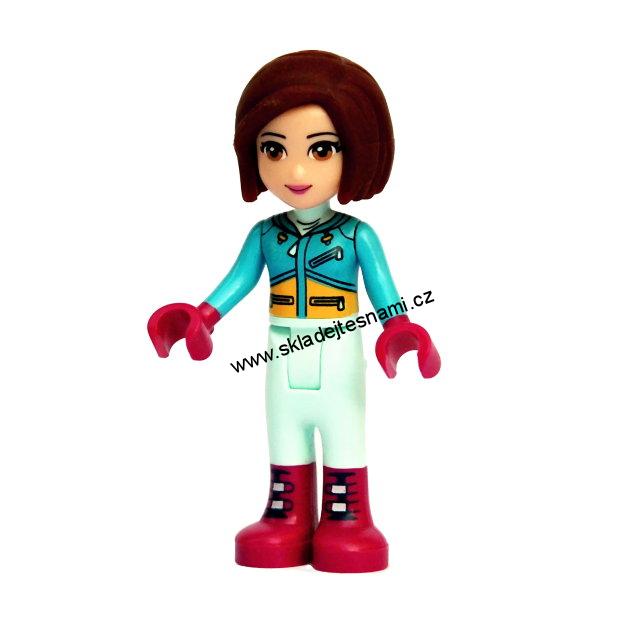 LN1016 LEGO NOVÁ MINIFIGURKA FRIENDS HNĚDÉ MIKÁDO