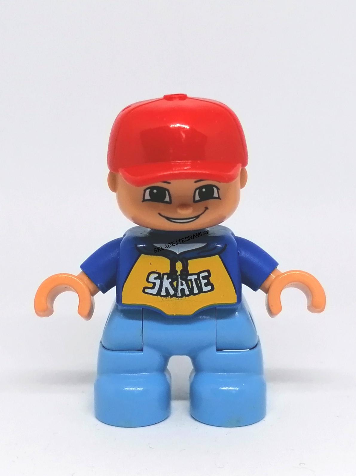 N641 DUPLO FIGURKA KLUK SKATE NOVÁ