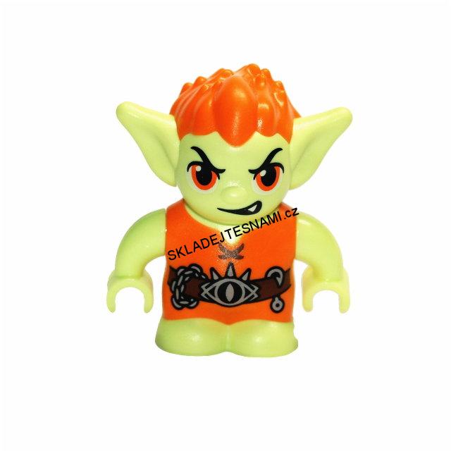 LN1375 LEGO NOVÁ MINIFIGURKA TROL SKŘET ORANŽOVÝ BARBLIN