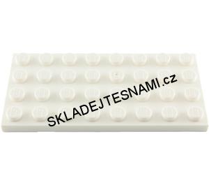 LH1325 LEGO HRANÁ PODLOŽKA DESTIČKA BÍLÁ 4X8