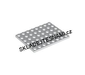 LH1345 LEGO HRANÁ PODLOŽKA DESTIČKA BÍLÁ 6X8 NOPKŮ
