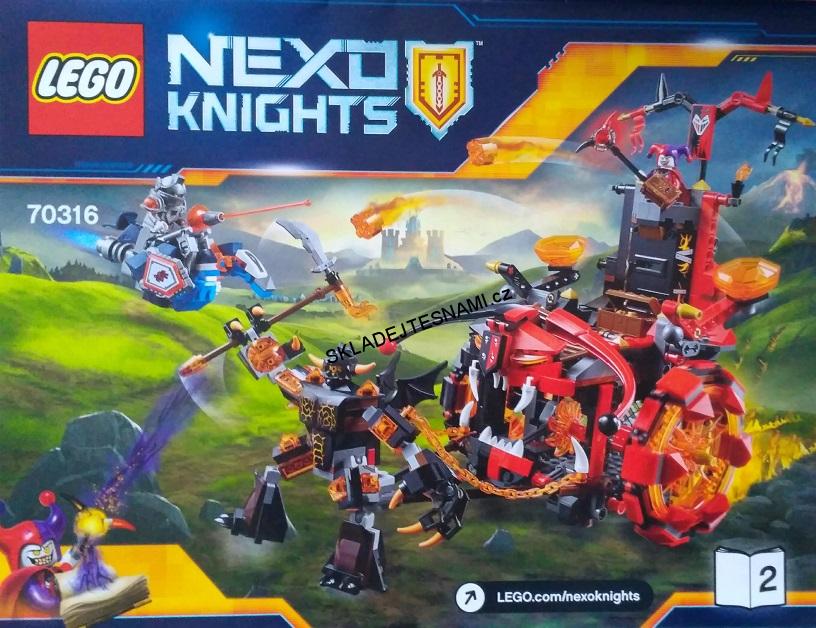 70316 LEGO SAMOSTATNÝ NÁVOD NEXO KNIGHTS - ČÁST 2. DÍL
