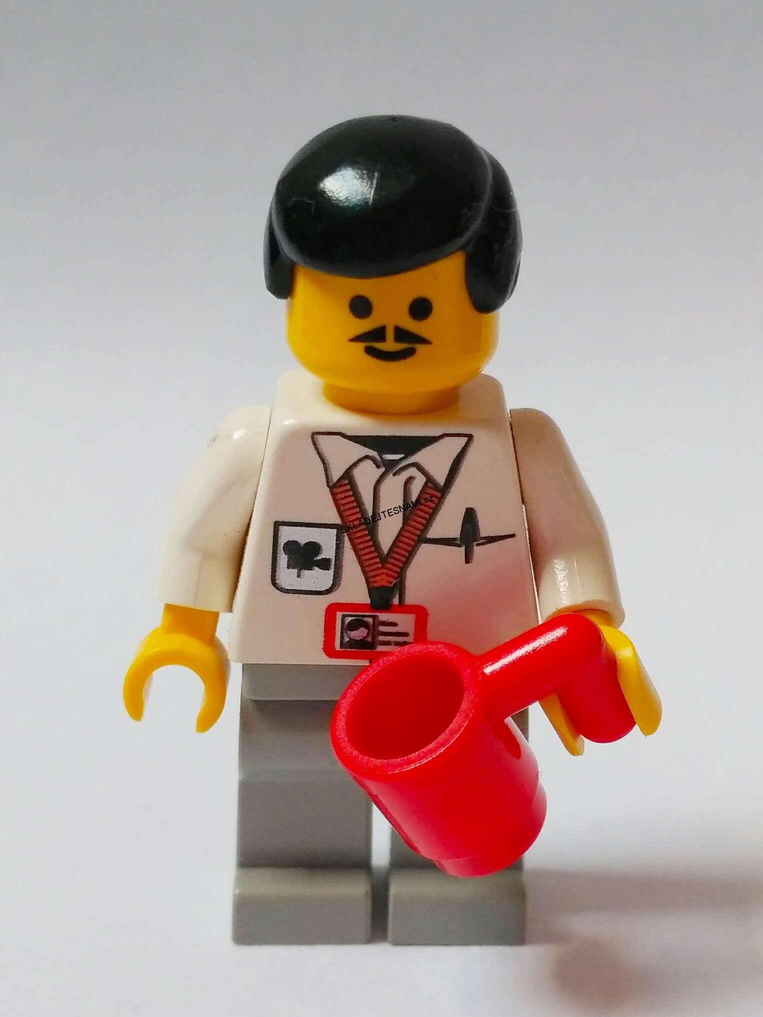 LH841 LEGO HRANÁ MINIFIGURKA KAMERAMAN S HRNKEM KAFE