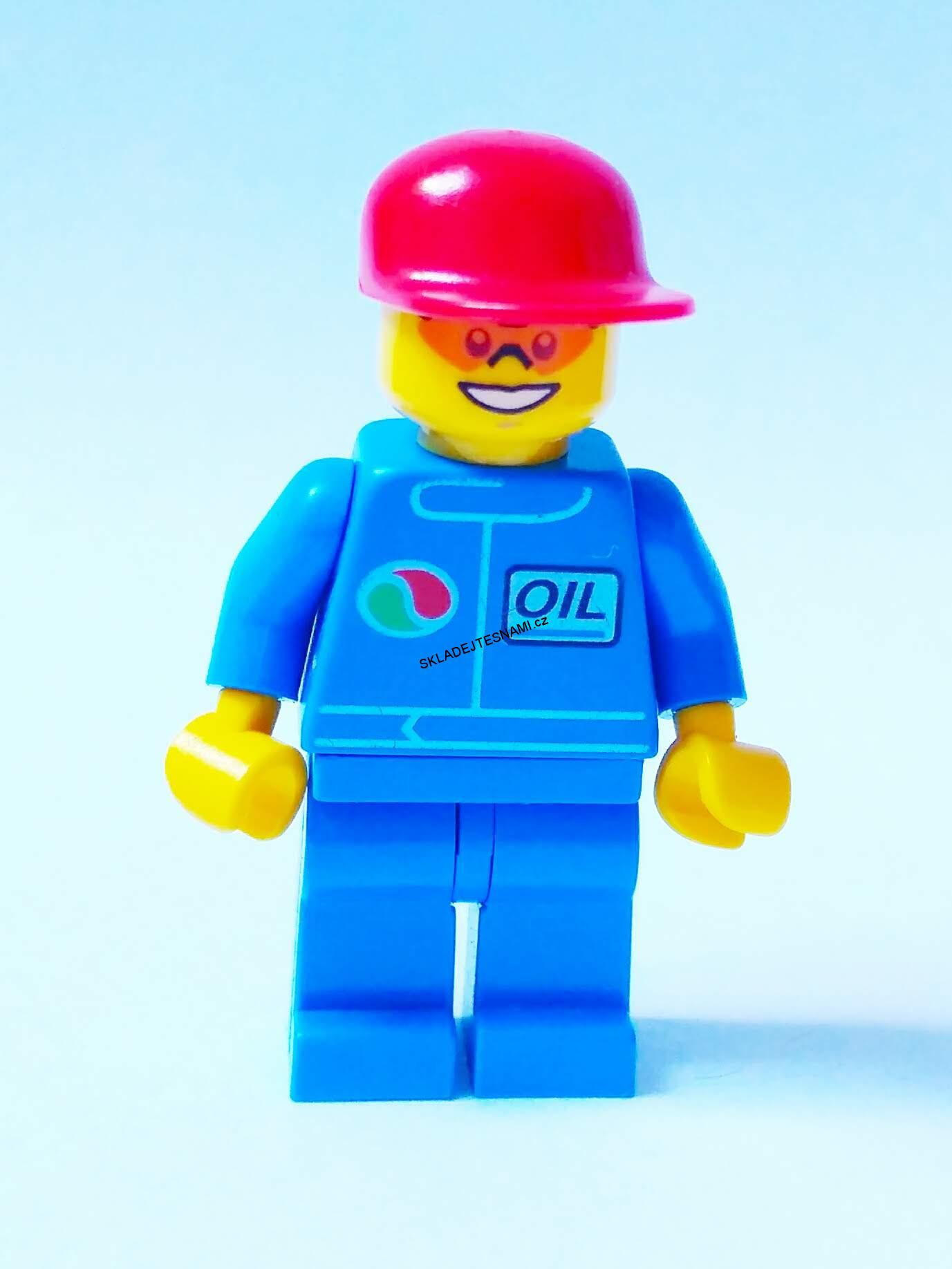 LH886 LEGO HRANÁ MINIFIGURKA OBSLUHA ČERPACÍ STANICE