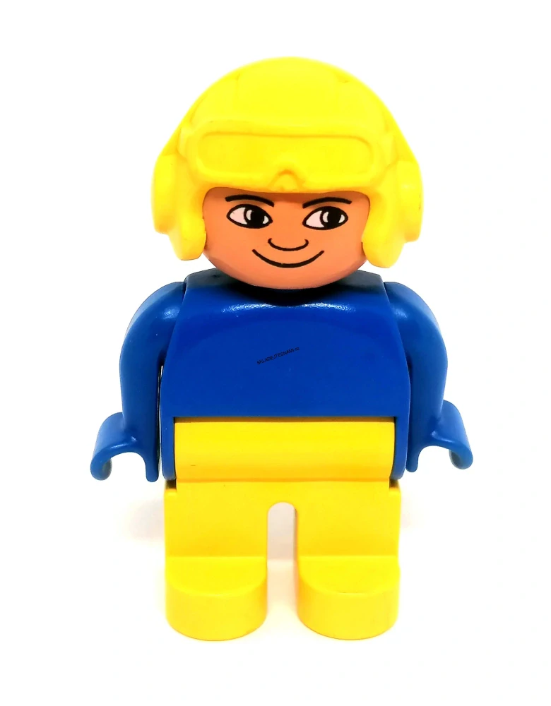 H462 DUPLO HRANÁ FIGURKA PILOT ŽLUTÁ HELMA