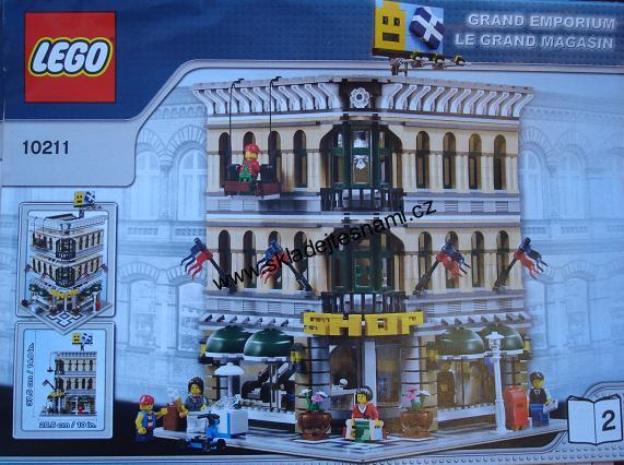 10211 LEGO NÁVOD NA SESTAVENÍ GRAND EMPORIUM