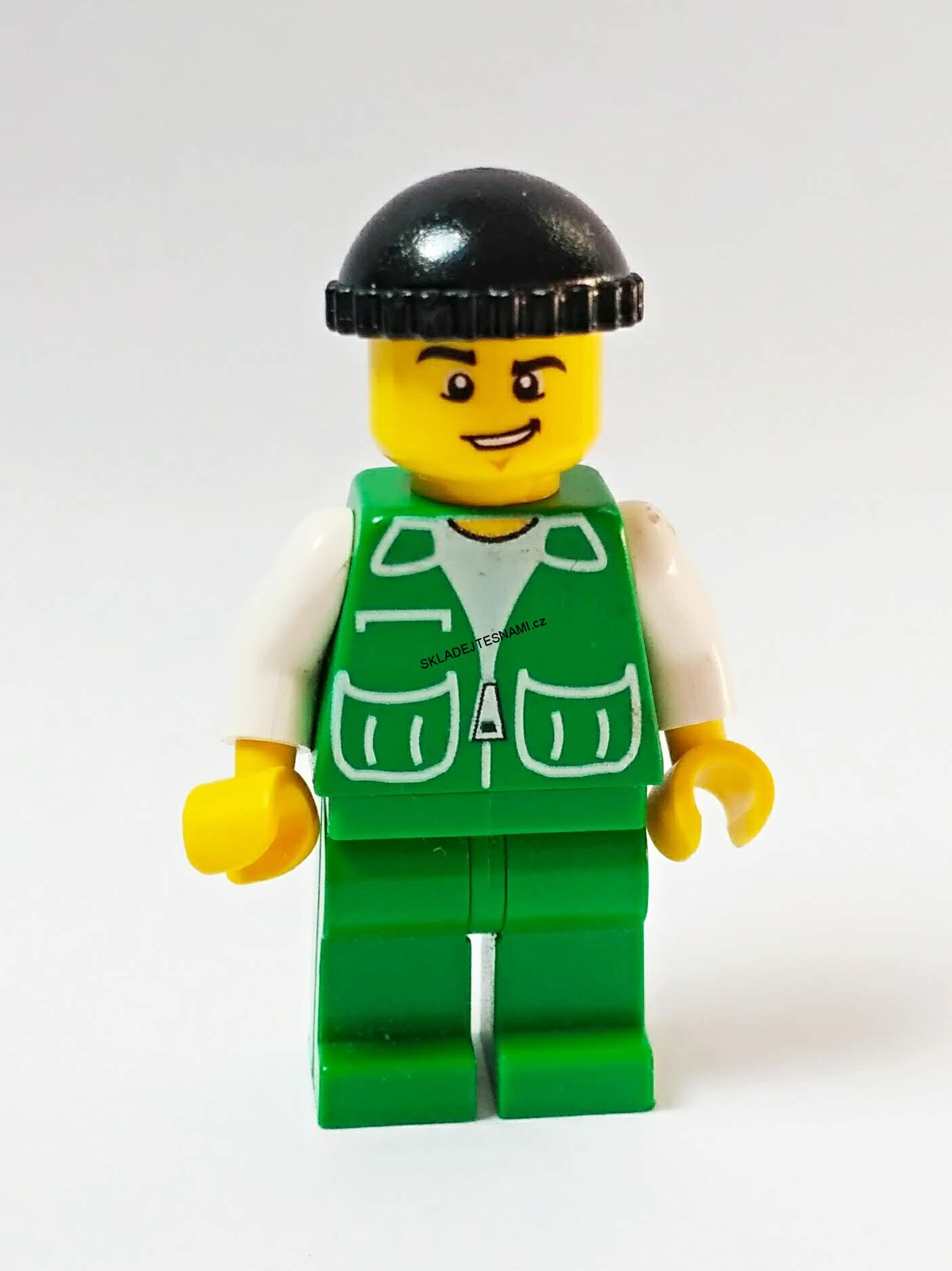 LH1080 LEGO HRANÁ MINIFIGURKA MUŽ V ZELENÉM
