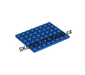 LH1665 LEGO HRANÁ DESTIČKA MODRÁ 6X8 NOPKŮ