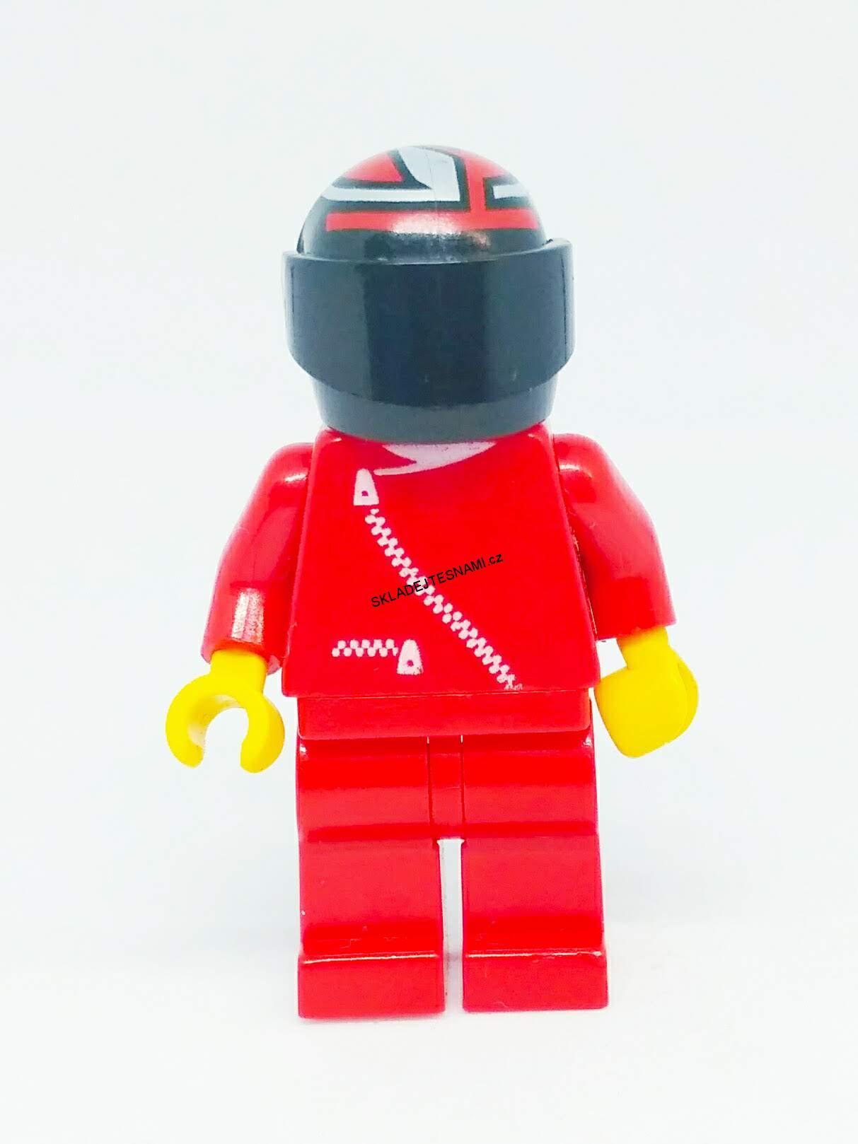 LH1352 HRANÁ MINIFIGURKA MOTORKÁŘ ČERVENÝ