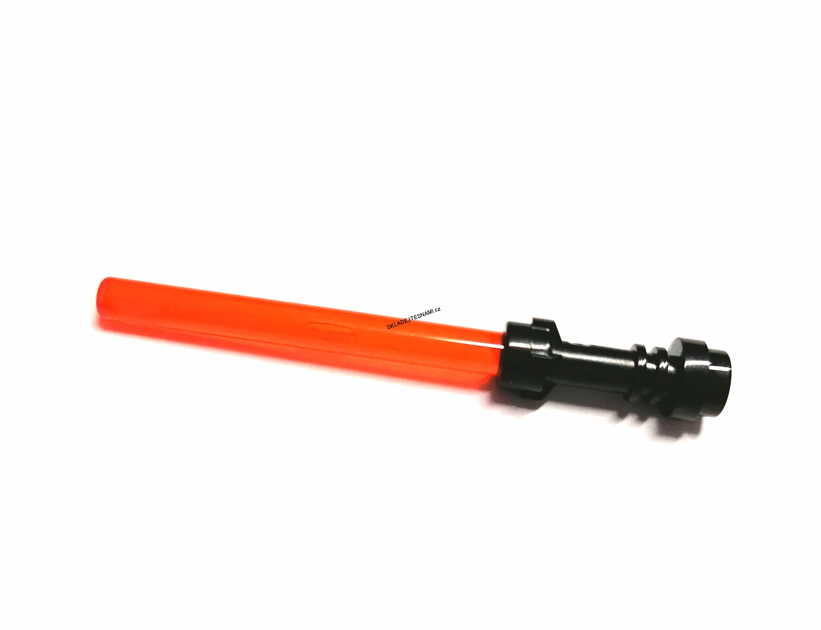 F697 LEGO HRANÝ DÍL STAR WARS MEČ SVĚTELNÝ ORANŽOVÝ