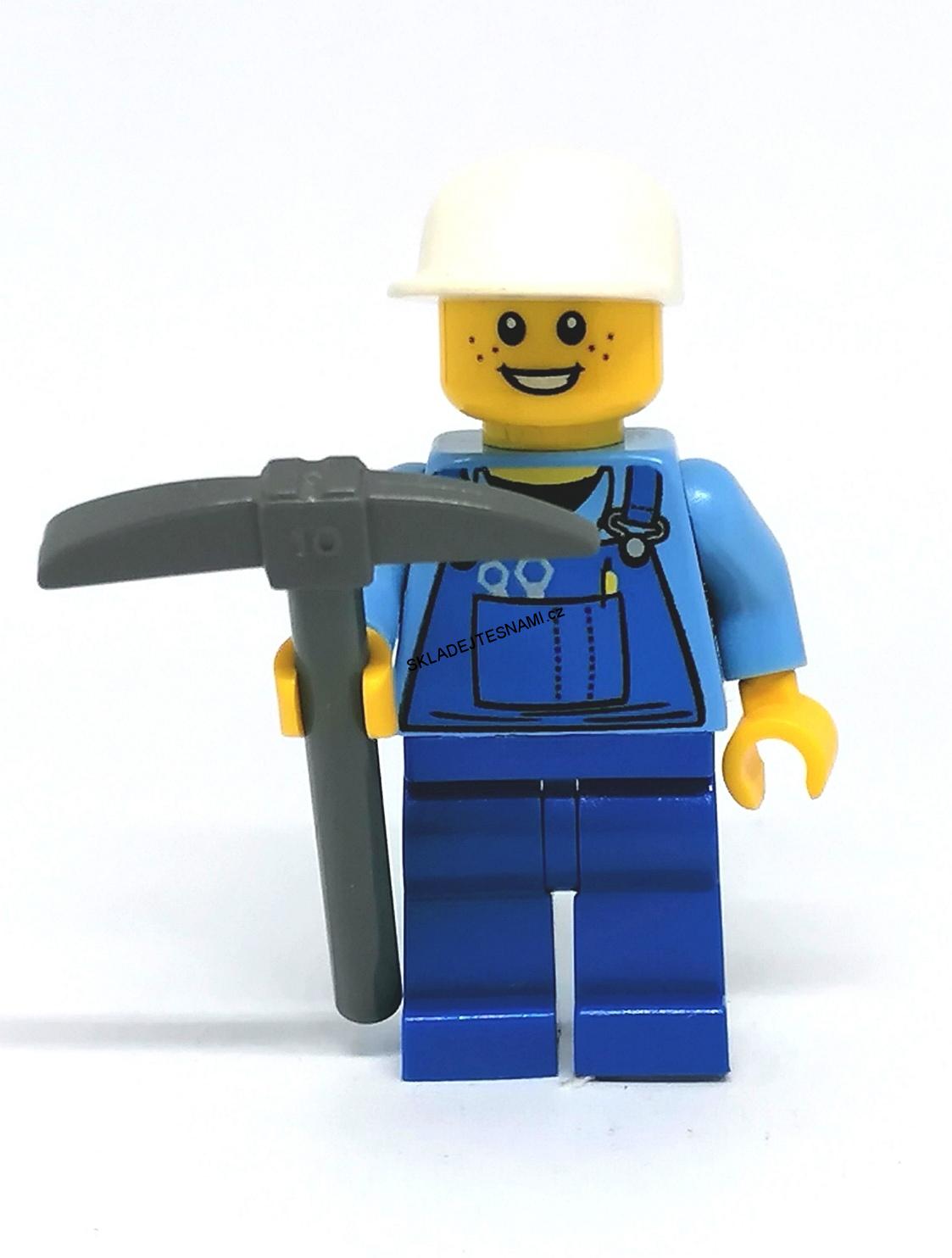 LH2103 HRANÁ LEGO MINIFIGURKA MUŽ S KRUMPÁČEM