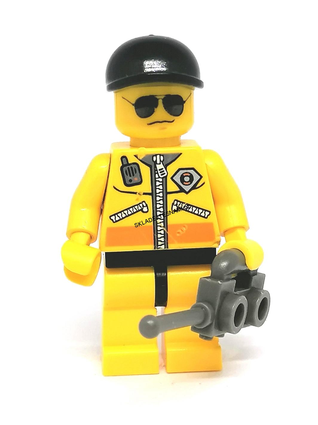 LH2121HRANÁ LEGO MINIFIGURKA ČLEN POBŘEŽNÍ HLÍDKY