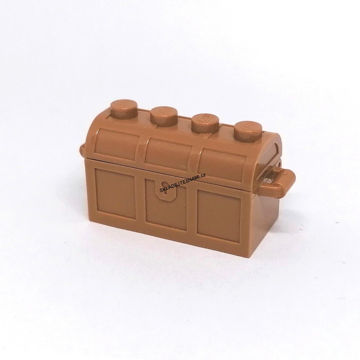 LH1907 LEGO HRANÁ TRUHLA SVĚLTE HNĚDÁ