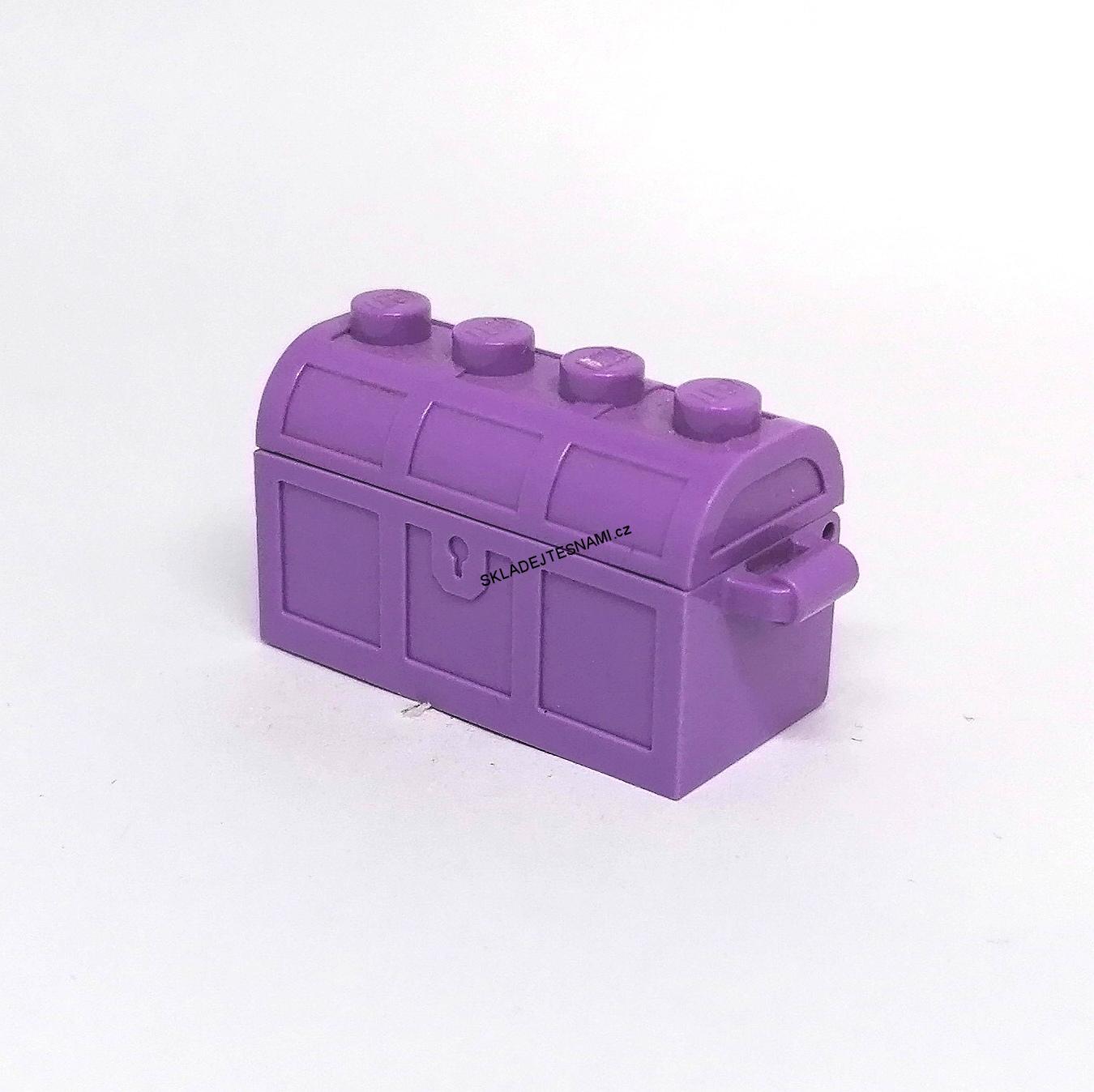 LH1908 LEGO HRANÁ TRUHLA FIALOVÁ