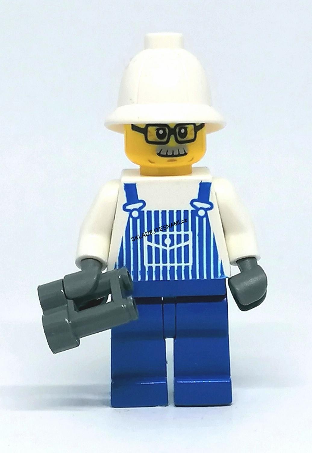 LH2314 LEGO HRANÁ MINIFIGURKA MUŽ S DALEKOHLEDEM