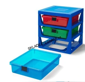 5006179 LEGO PRŮHLEDNÝ MODRÝ ORGANIZÉR