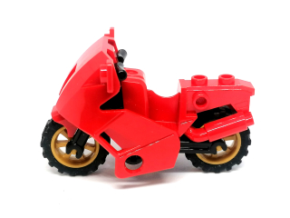 LH2571 LEGO HRANÁ MOTORKA ČERVENÁ SILNIČNÍ