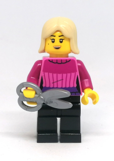 LH3907 LEGO HRANÁ MINIFIGURKA kadeřnice
