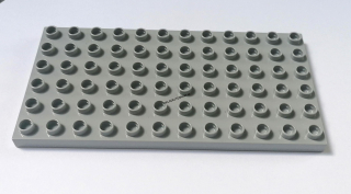 H492 DUPLO PODLOŽKA SVĚTLE ŠEDÁ 6X12 NOPKŮ
