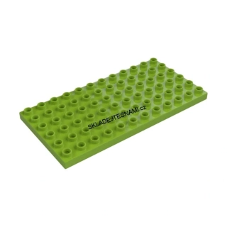 H493 DUPLO PODLOŽKA SVĚTLE ZELENÁ 6X12 NOPKŮ