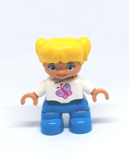 H505 DUPLO HRANÁ MINIFIGURKA HOLČIČKA BLOND VLASY
