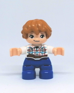 H528 DUPLO HRANÁ FIGURKA KLUK HNĚDÉ VLASY