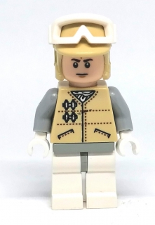 LH2515 LEGO HRANÁ MINIFIGURKA STAR WARS PILOT BÉŽOVÝ