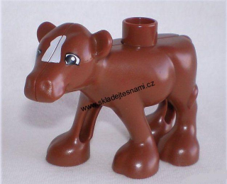 H653 DUPLO HRANÉ TELÁTKO HNĚDÉ