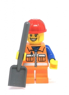 LH2759 LEGO HRANÁ MINIFIGURKA DĚLNÍK S LOPATOU