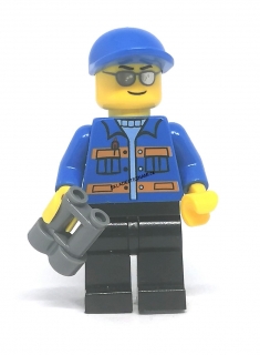 LH2767 LEGO HRANÁ MINIFIGURKA DĚLNÍK V MODRÉM
