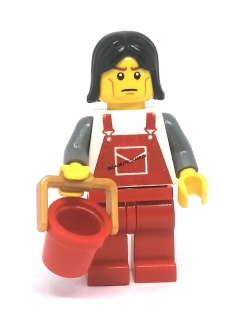 LH2770 LEGO HRANÁ MINIFIGURKA UKLÍZEČ S KBELÍKEM