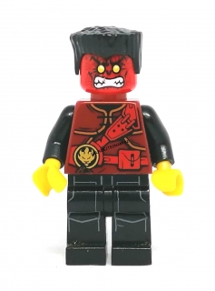 LH2832 LEGO HRANÁ MINIFIGURKA NINJAGO ČERVENÁ HLAVA