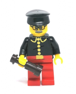 LH2878 LEGO HRANÁ MINIFIGURKA MUŽ V UNIFORMĚ S DALEKOHLEDEM