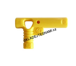 F771 LEGO HRANÁ PISTOLE JEDNODUCHÁ ŽLUTÁ