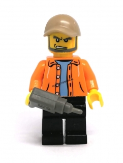 LH3153 LEGO HRANÁ MINIFIGURKA MUŽ S VRTAČKOU