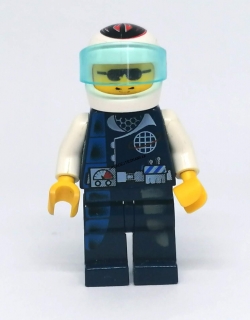 LH3166 LEGO HRANÁ MINIFIGURKA MUŽ V ZÁVODNICKÉM